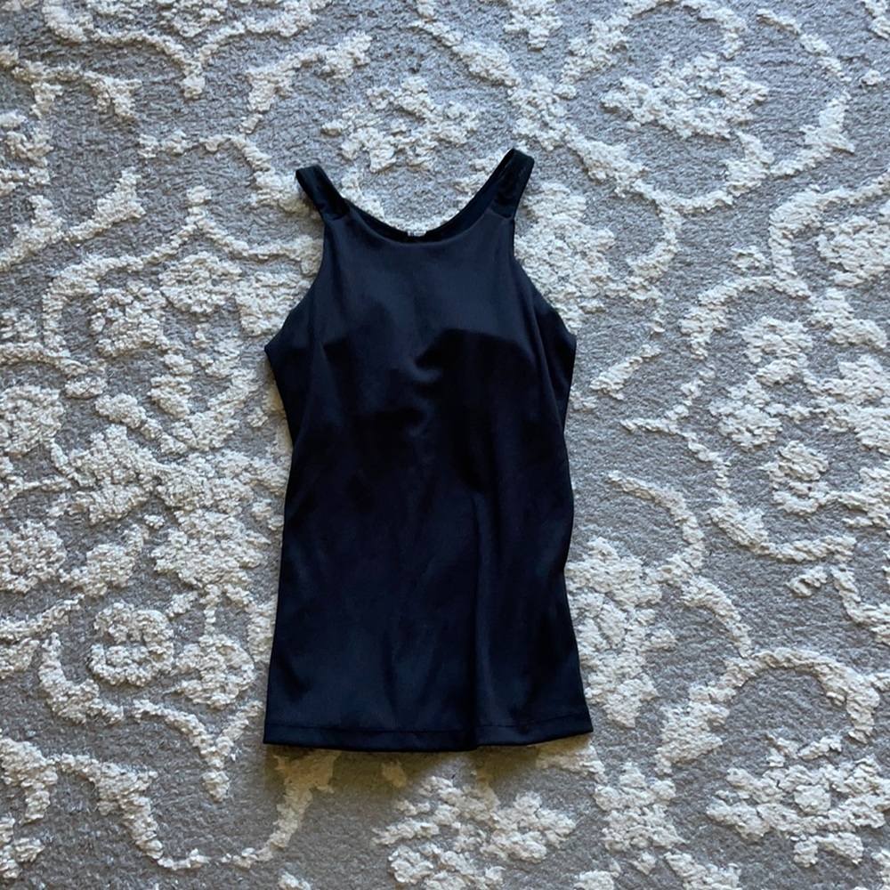 Black tank top
